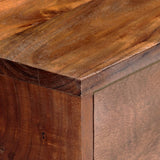 NNEVL TV Cabinet 120x30x49 cm Solid Acacia Wood