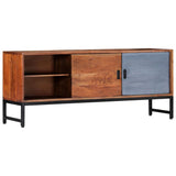 NNEVL TV Cabinet 120x30x49 cm Solid Acacia Wood