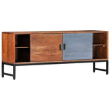 NNEVL TV Cabinet 120x30x49 cm Solid Acacia Wood