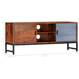 NNEVL TV Cabinet 120x30x49 cm Solid Acacia Wood