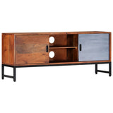 NNEVL TV Cabinet 120x30x49 cm Solid Acacia Wood