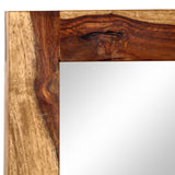 NNEVL 5 Piece Bathroom Set Solid Sheesham Wood