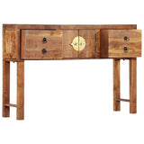 NNEVL Console Table 120x30x80 cm Solid Acacia Wood