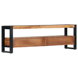 NNEVL TV Cabinet 140x30x45 cm Solid Acacia Wood
