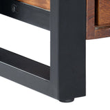 NNEVL TV Cabinet 140x30x45 cm Solid Acacia Wood