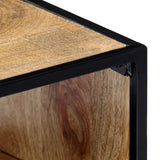 NNEVL Nightstand 40x30x50 cm Solid Mango Wood