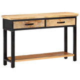 NNEVL Console Table 120x30x76 cm Solid Mango Wood