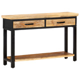 NNEVL Console Table 120x30x76 cm Solid Mango Wood