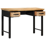 NNEVL Writing Table 110x50x76 cm Solid Mango Wood