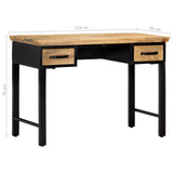 NNEVL Writing Table 110x50x76 cm Solid Mango Wood