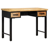 NNEVL Writing Table 110x50x76 cm Solid Mango Wood
