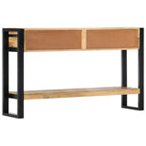 NNEVL Console Table 130x30x76 cm Solid Mango Wood