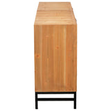 NNEVL Sideboard 150x35x72 cm Solid Wood