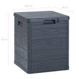 NNEVL Garden Storage Box 90 L Anthracite
