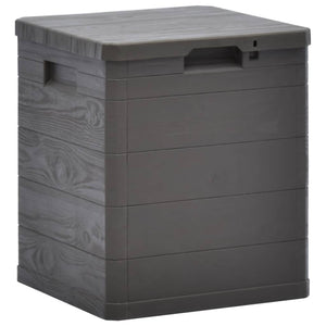 NNEVL Garden Storage Box 90 L Brown