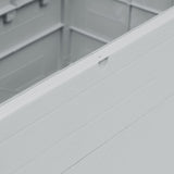 NNEVL Garden Storage Box 420 L Light Grey