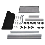 NNEVL Laundry Sorters with Bags 2 pcs Black and Grey