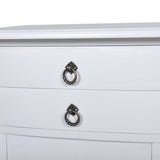 NNEVL Nightstands with Drawers 2 pcs White