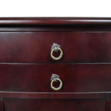 NNEVL Nightstands with Drawers 2 pcs Brown
