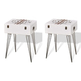 NNEVL Bedside Cabinets 2 pcs 40x30x57 cm White