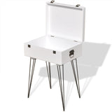 NNEVL Bedside Cabinets 2 pcs 40x30x57 cm White