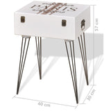 NNEVL Bedside Cabinets 2 pcs 40x30x57 cm White