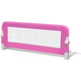 NNEVL Toddler Safety Bed Rail 2 pcs Pink 102x42 cm