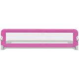 NNEVL Toddler Safety Bed Rail 2 pcs Pink 150x42 cm
