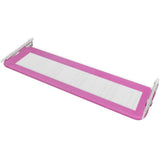 NNEVL Toddler Safety Bed Rail 2 pcs Pink 150x42 cm
