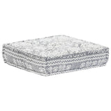 NNEVL 2-Seater Modular Pouffe Light Grey Fabric