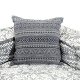 NNEVL 2-Seater Modular Pouffe Light Grey Fabric