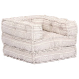 NNEVL Single Modular Pouffe Beige Fabric