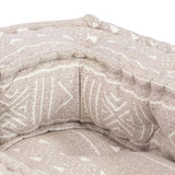 NNEVL Single Modular Pouffe Beige Fabric