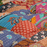 NNEVL Pouffe Patchwork Fabric