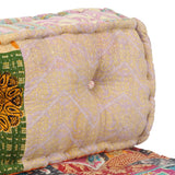 NNEVL Pouffe Patchwork Fabric