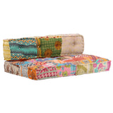 NNEVL Pouffe Patchwork Fabric