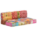 NNEVL Pouffe Patchwork Fabric