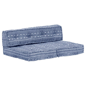 NNEVL Pouffe Indigo Fabric