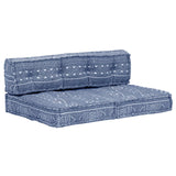 NNEVL Pouffe Indigo Fabric