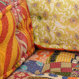 NNEVL Pouffe Patchwork Fabric