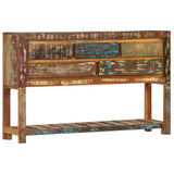NNEVL Sideboard 120x30x75 cm Solid Reclaimed Wood