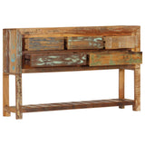 NNEVL Sideboard 120x30x75 cm Solid Reclaimed Wood
