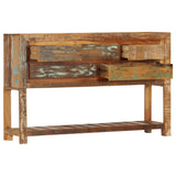 NNEVL Sideboard 120x30x75 cm Solid Reclaimed Wood