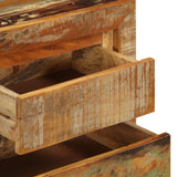 NNEVL Sideboard 120x30x75 cm Solid Reclaimed Wood