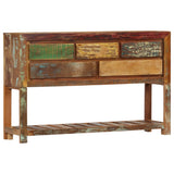 NNEVL Sideboard 120x30x75 cm Solid Reclaimed Wood