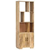 NNEVL Bookshelf 60x35x180 cm Solid Mango Wood