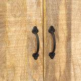 NNEVL Bookshelf 60x35x180 cm Solid Mango Wood