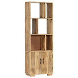 NNEVL Bookshelf 60x35x180 cm Solid Mango Wood