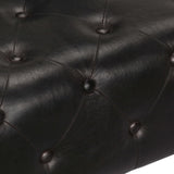 NNEVL Aviator Armchair Black Real Leather