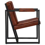 NNEVL Armchair Brown Real Leather